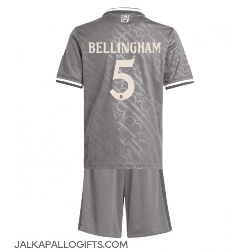 Real Madrid Jude Bellingham #5 Kolmas Peliasu Lasten 2024-25 Lyhythihainen (+ Lyhyet housut)